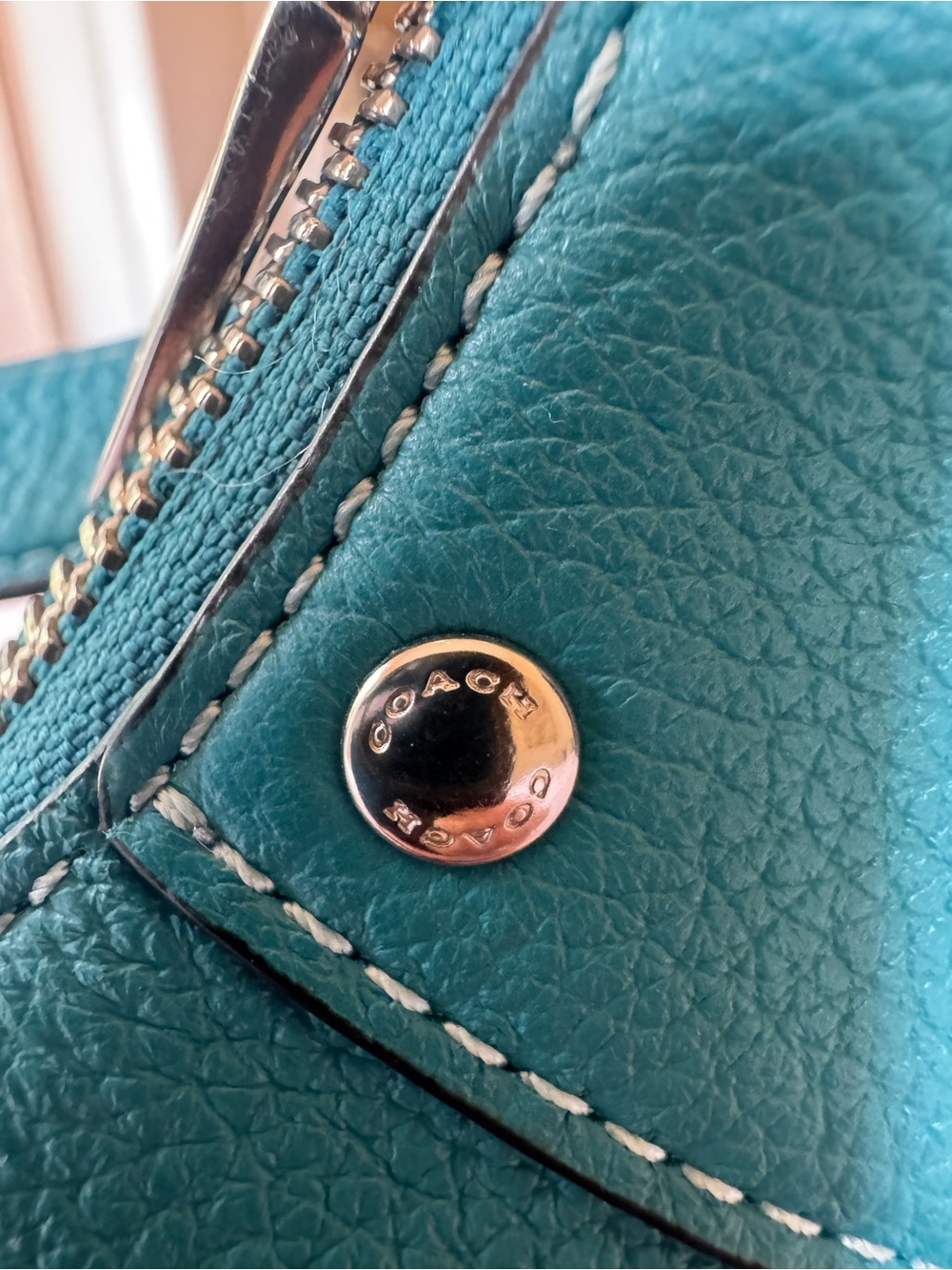 Coach Pebble Leather Mara Hobo with Silver Hardware - Picture 10 of 12